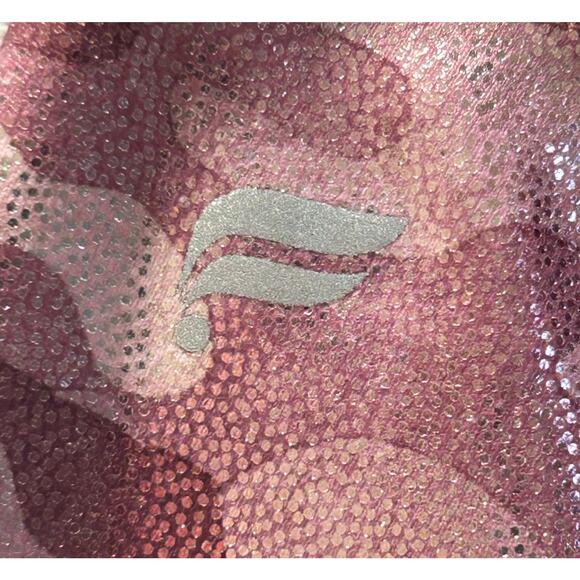 Fabletics Powerhold High Waisted 7/8 Leggings Shiny Purple Camo Size M - Picture 5 of 8